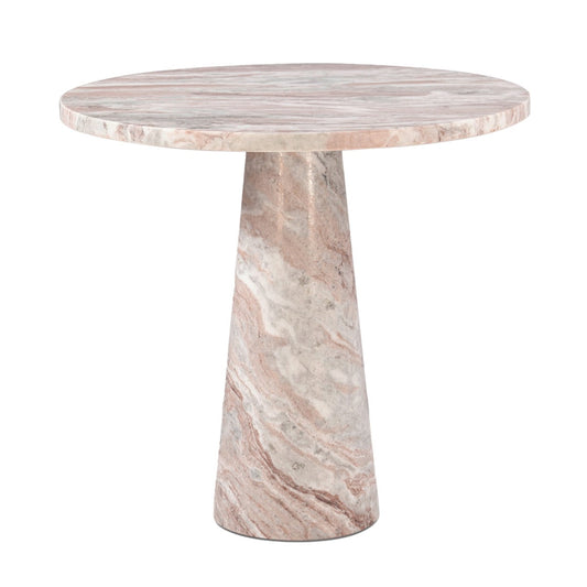30" Brown Toronto Marble Round Dining Table