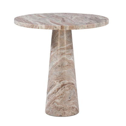 30" Brown Toronto Marble Round Dining Table