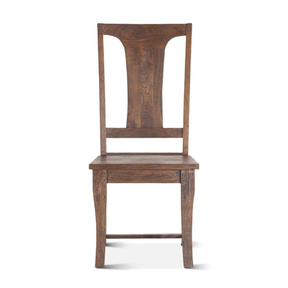 18" Weathered Mango Wood Dining Chair