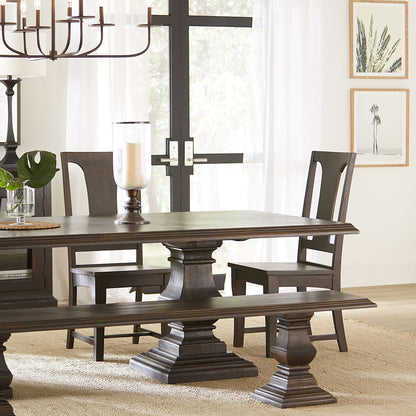 98" Vintage Brown Dining Table