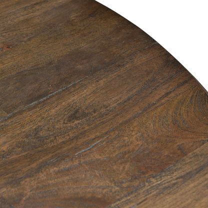 60" Weathered Mango Round Dining Table
