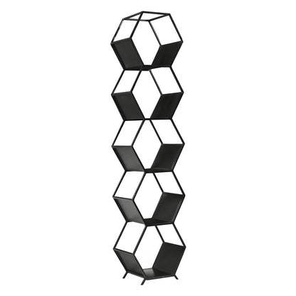 17" Metal Octagonal Bookshelf