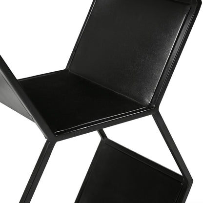 17" Metal Octagonal Bookshelf