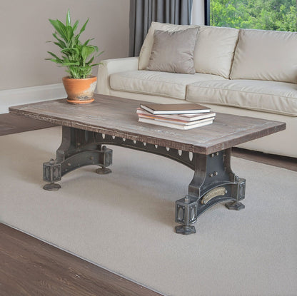 53" Reclaimed Teak Wood Coffee Table