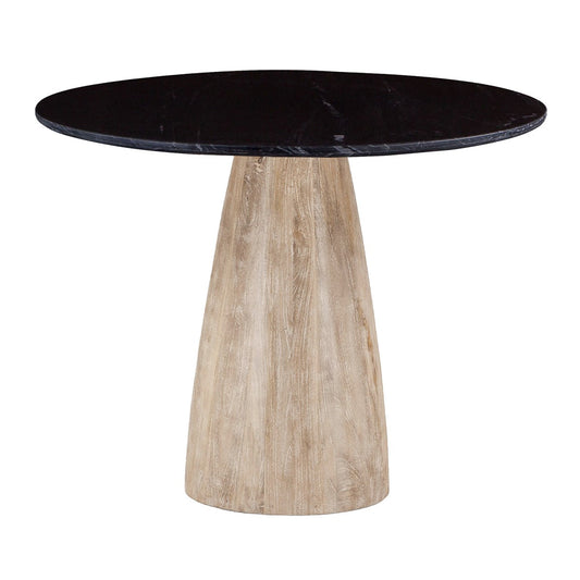 48" Black Marble Gathering Table