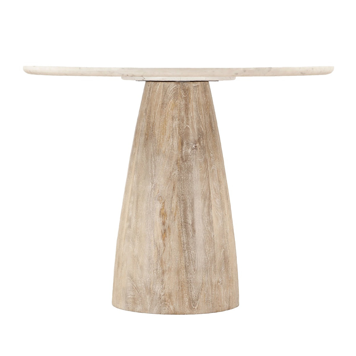 48" White Marble Gathering Table