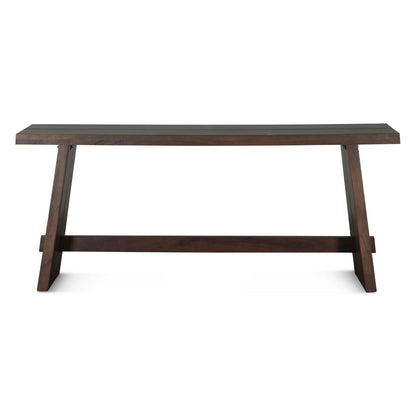 70" Coffee Bean Acacia Wood Console Table