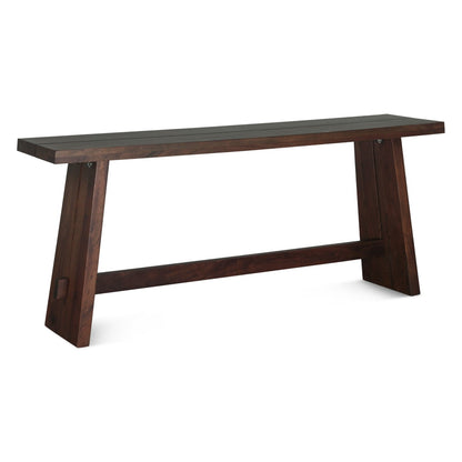 70" Coffee Bean Acacia Wood Console Table