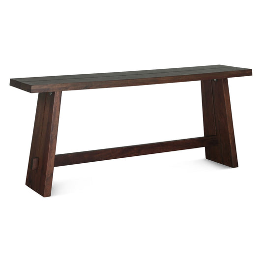 70" Coffee Bean Acacia Wood Console Table