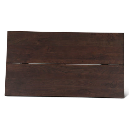 58" Coffee Bean Acacia Wood Coffee Table
