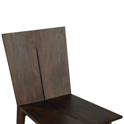 18" Coffee Bean Wood Dining Chair