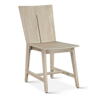 18" Matte Driftwood Wood Dining Chair