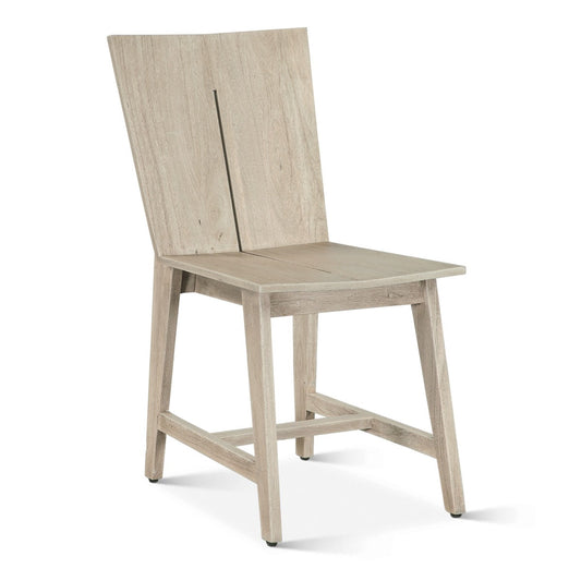 18" Matte Driftwood Wood Dining Chair