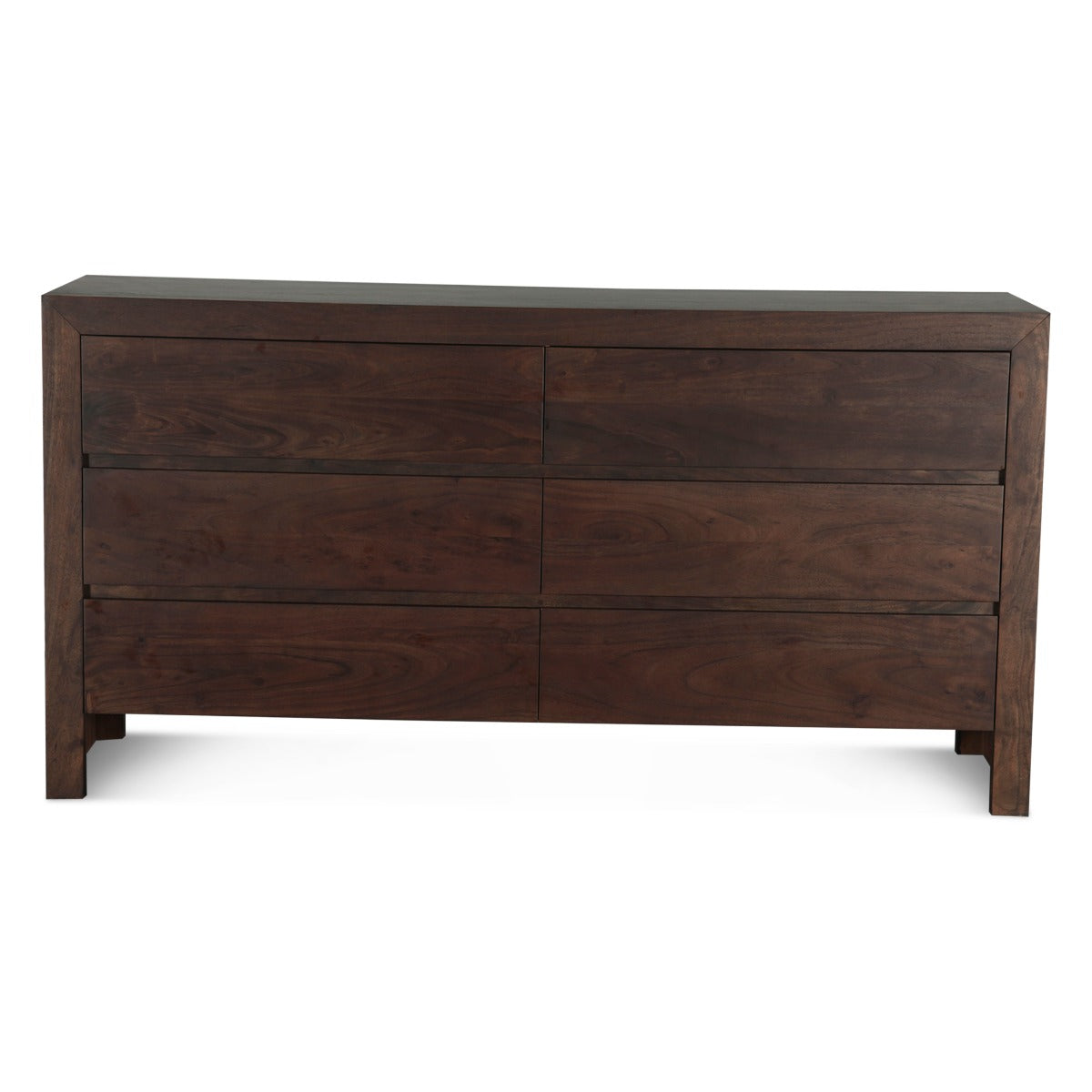 68" Coffee Bean Wood Dresser