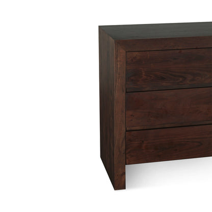 68" Coffee Bean Wood Dresser