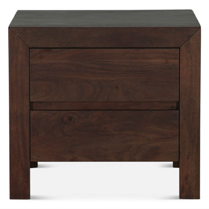 24" Coffee Bean Wood Nightstand