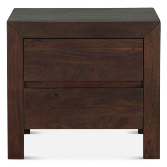 24" Coffee Bean Wood Nightstand