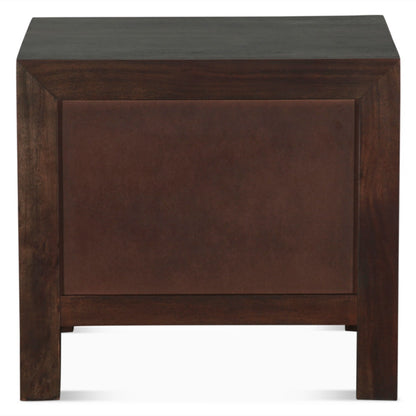 24" Coffee Bean Wood Nightstand