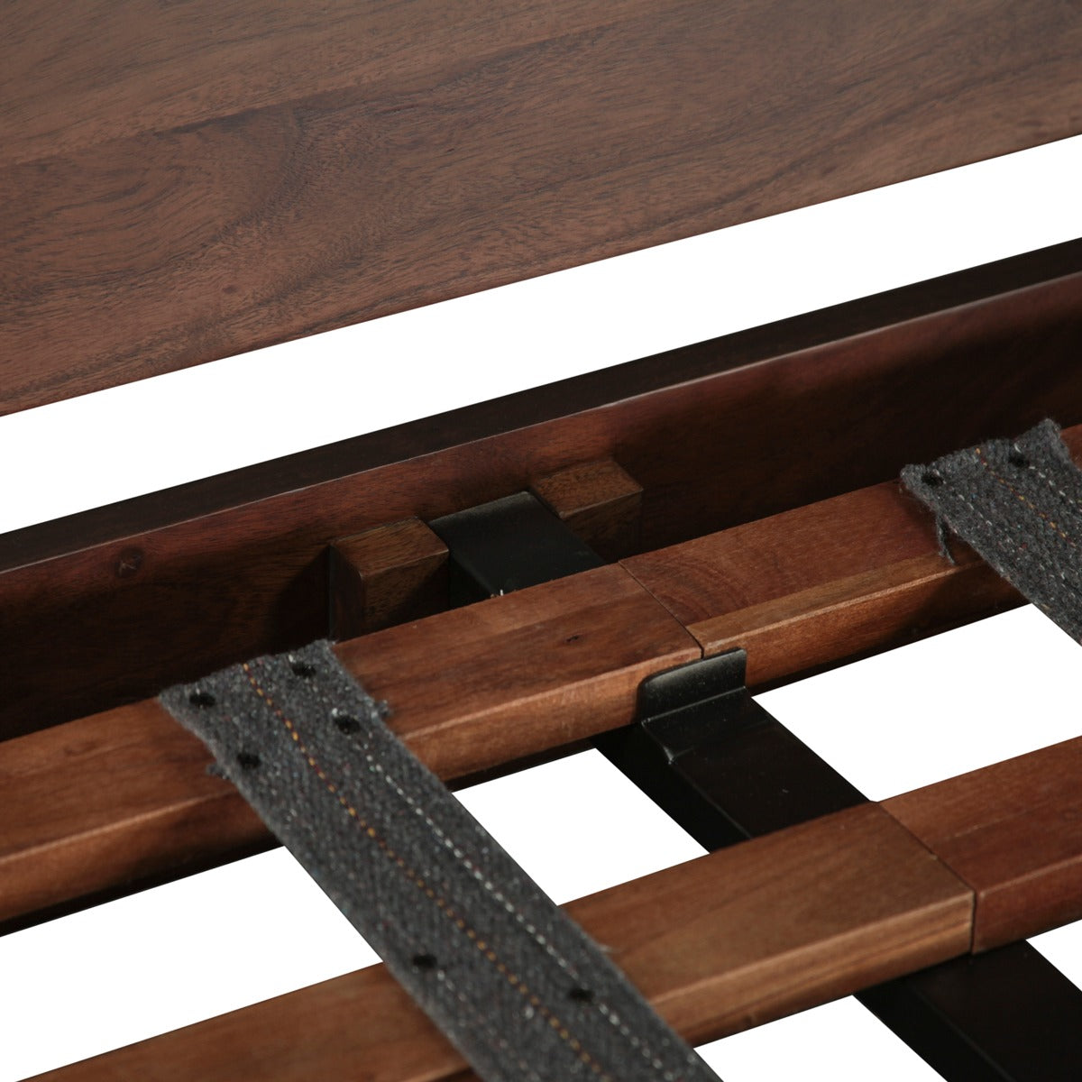 79" Coffee Bean Wood King Size Bed