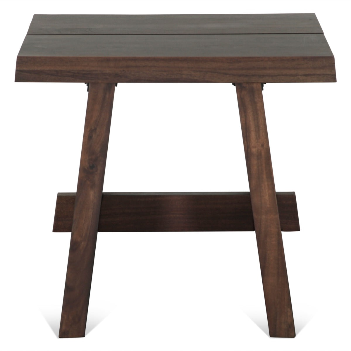 24" Coffee Bean Acacia Wood Side Table