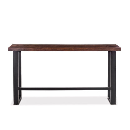 70" Tawny Brown Acacia Wood Console Table