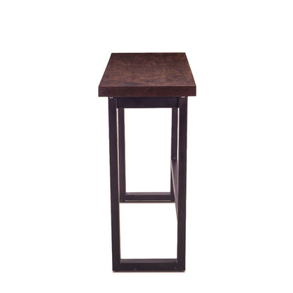 70" Tawny Brown Acacia Wood Console Table