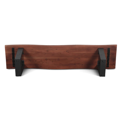 68" Light Sequoia Wood Bench
