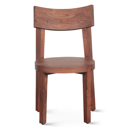 19" Light Sequoia Wood Dining Chair