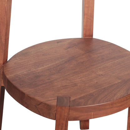 19" Light Sequoia Wood Dining Chair