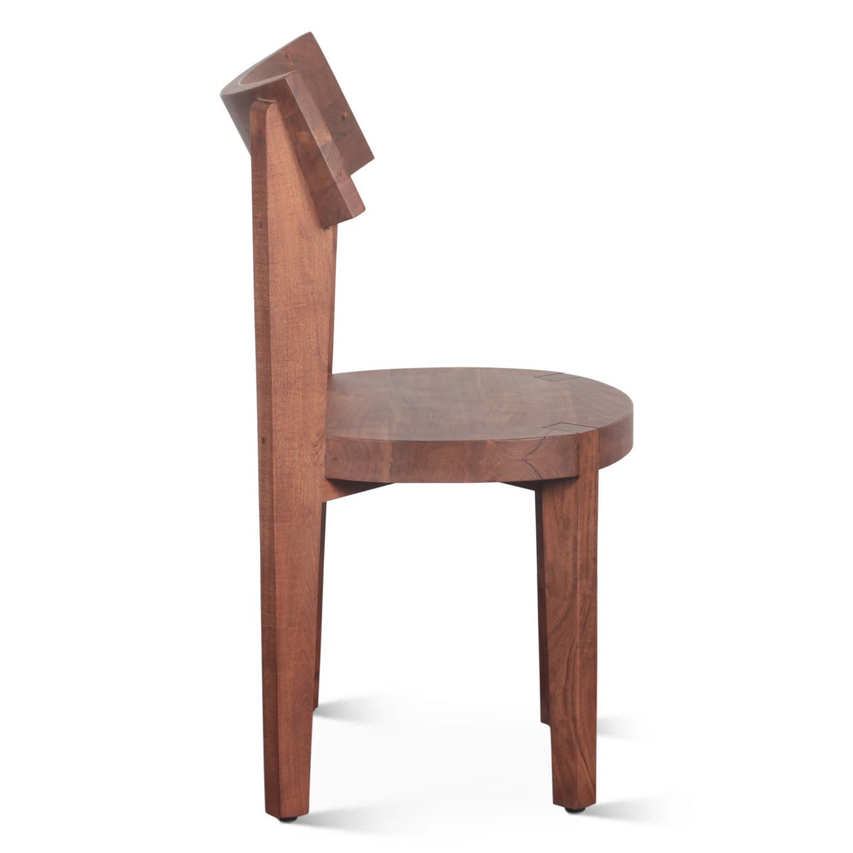 19" Light Sequoia Wood Dining Chair