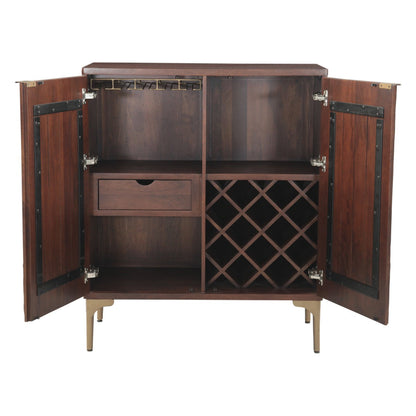 39" Two Tone Mango Bar Cabinet