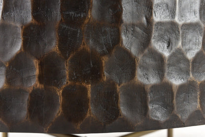 34" Two-Tone Mango Wood Coffee Table