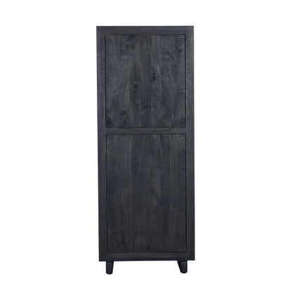 72" Natural Saal Wood Bar Cabinet