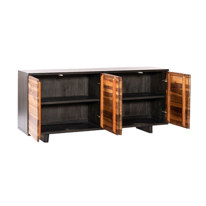 72" Natural Saal Wood Sideboard