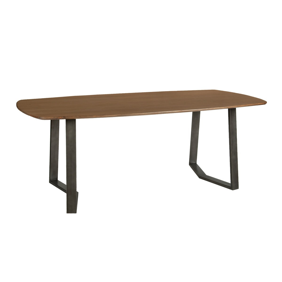 82" Smoked Acacia Dining Table