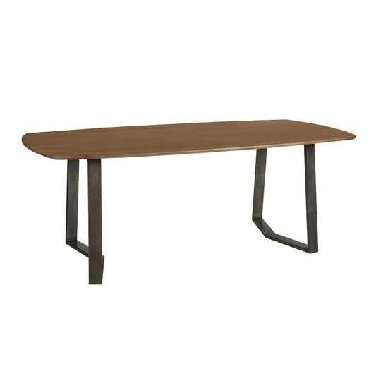 82" Smoked Acacia Dining Table