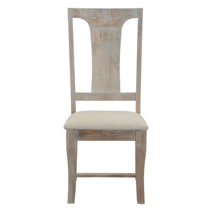 18.5" Heirloom White Mango Dining Chair