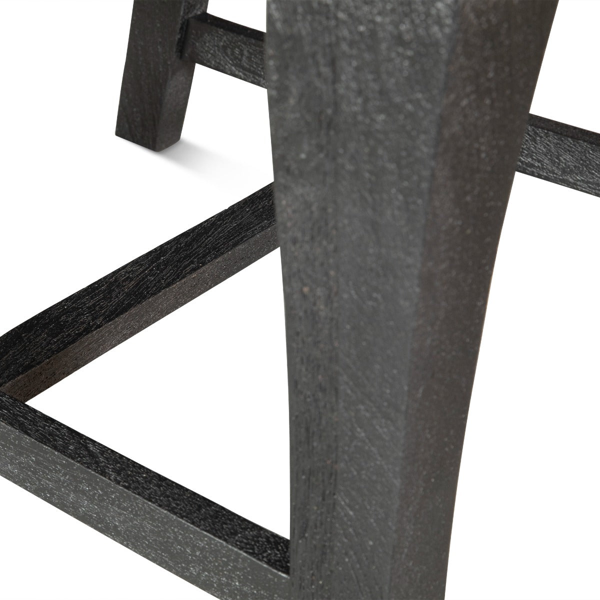 19" Black Wood Dining Chair