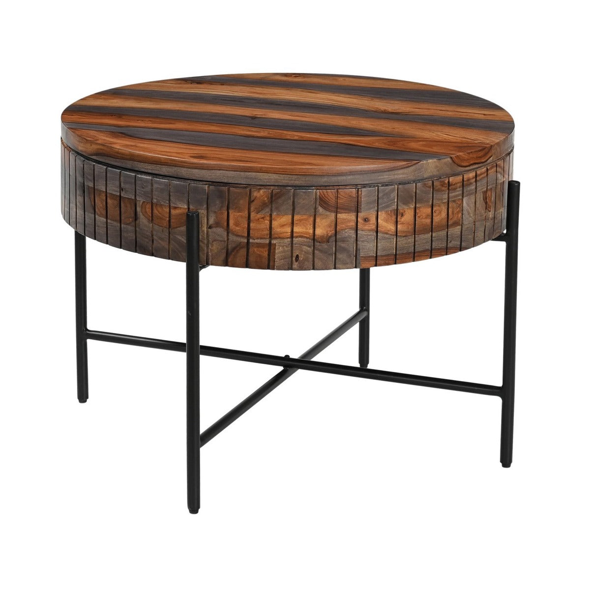 28" Capri Sheesham Wood Coffee Table