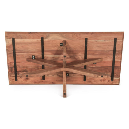 78" Weathered Acacia Dining Table