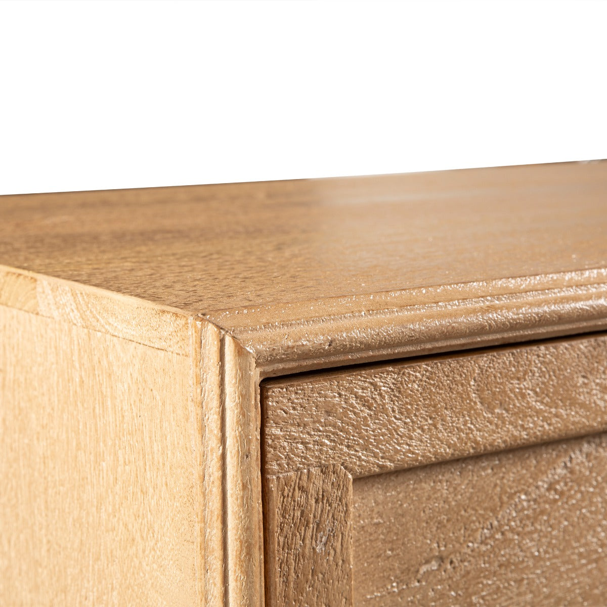 18" Whitewash Wood Nightstand