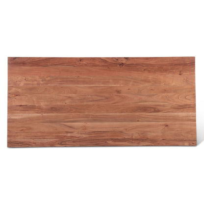 94" Light Vinegar Acacia Dining Table