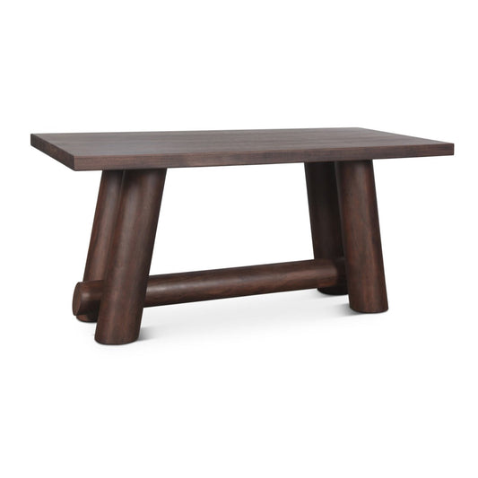 80" Vinegar Acacia Wood Gathering Table