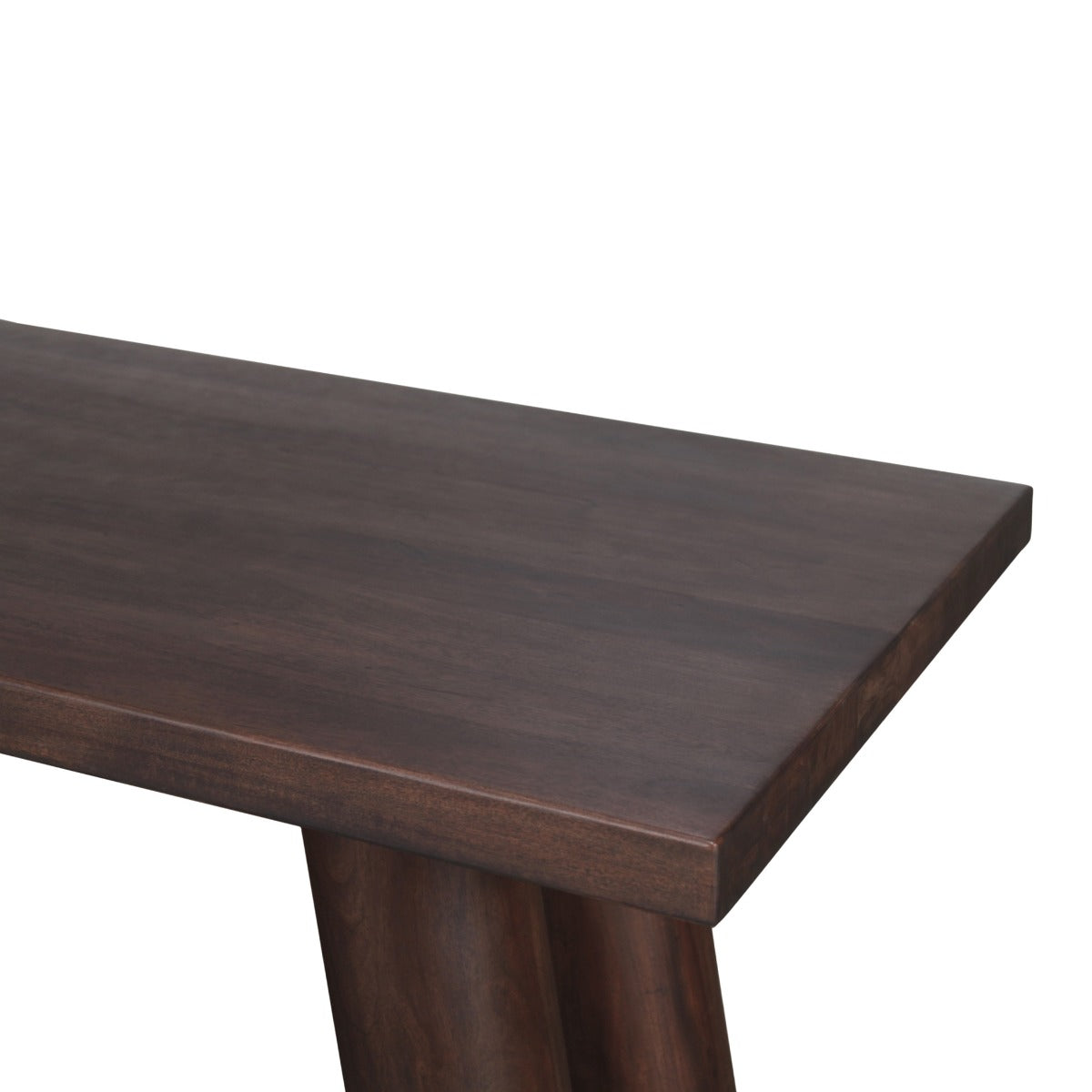 80" Vinegar Acacia Wood Gathering Table