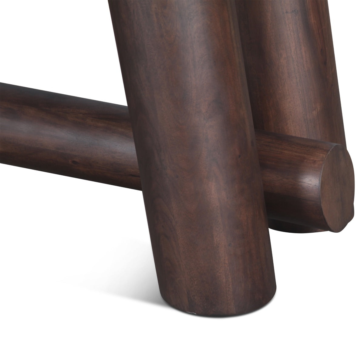 80" Vinegar Acacia Wood Gathering Table