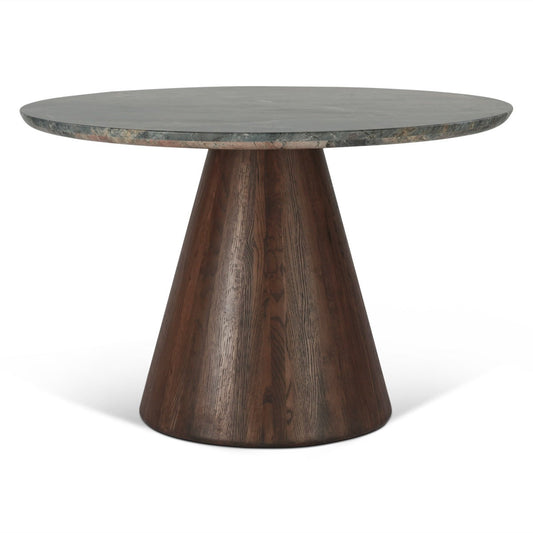 48" Lava Marble Round Dining Table