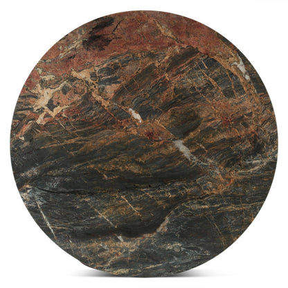 48" Lava Marble Round Dining Table