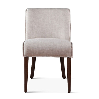 19" Dining Chair in Beige Linen
