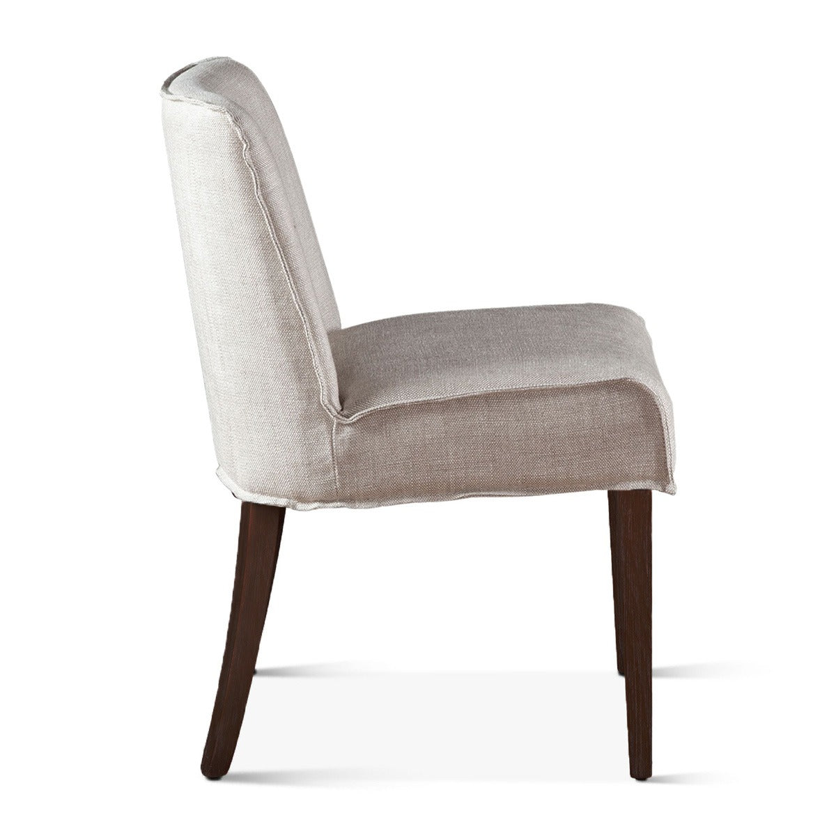 19" Dining Chair in Beige Linen