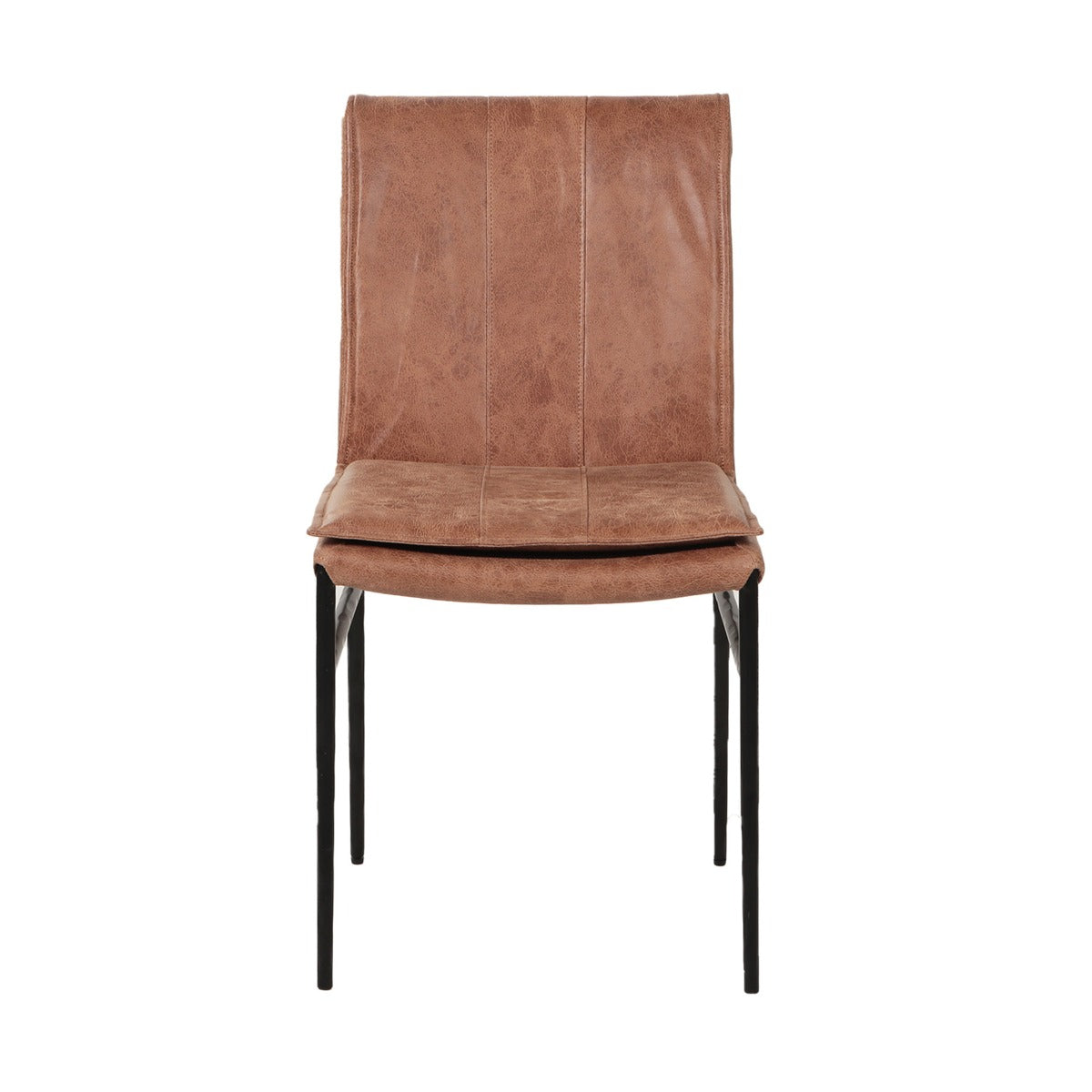 17" Dining Chair in Umber Top Grain Leather